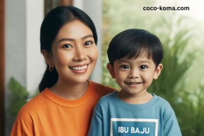 Ibu Baju Oren Viral haloo.id